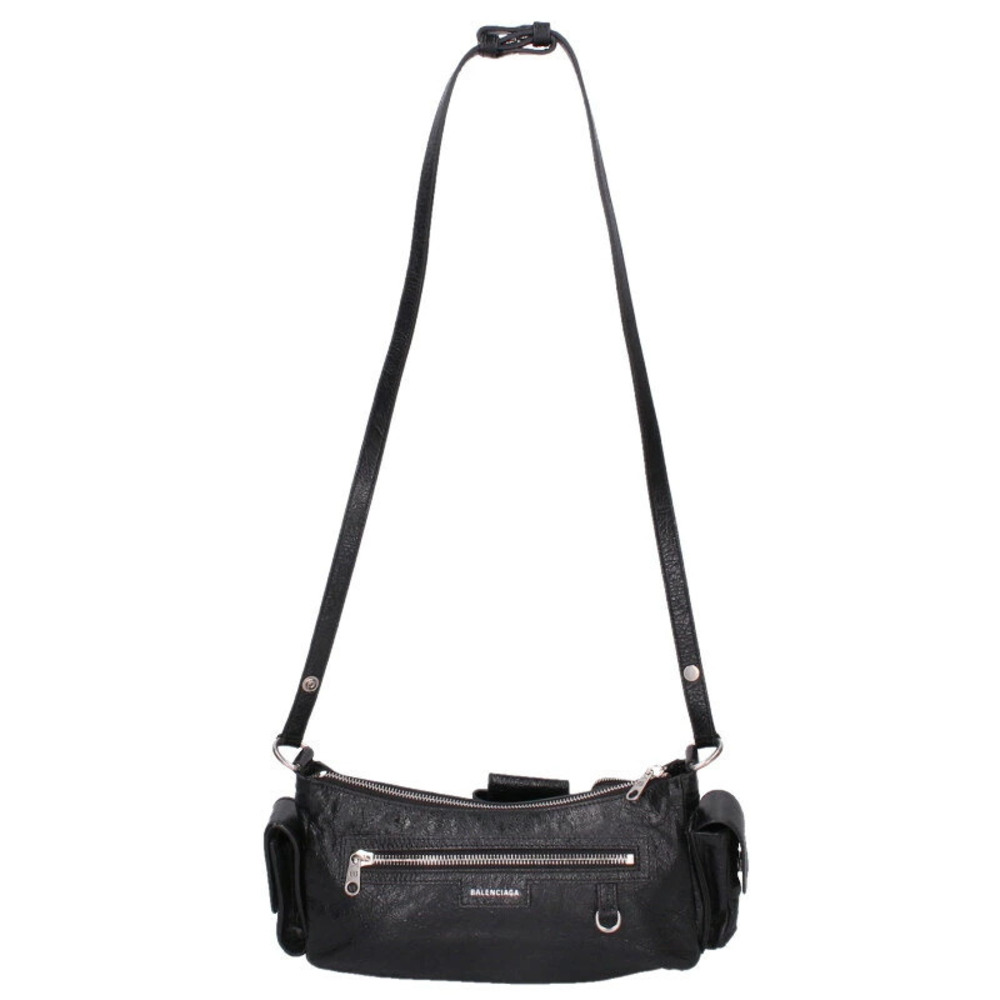 Balenciaga Shoulder Superbusy Bag Black Sling